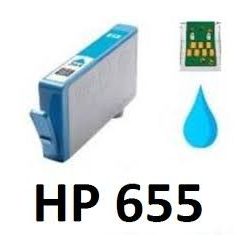   HP CZ110A, 655XL C. (kék) prémium kategóriájú utángyártott chipes tintapatron, patron