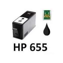   HP CZ109A, 655XL BK. (fekete) prémium kategóriájú utángyártott chipes tintapatron, patron