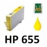   HP CZ112A, 655XL Y. (sárga) prémium kategóriájú utángyártott chipes tintapatron, patron
