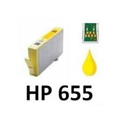   HP CZ112A, 655XL Y. (sárga) prémium kategóriájú utángyártott chipes tintapatron, patron