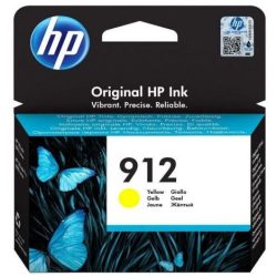 HP 912, 3YL79AE tintapatron, sárga (yellow), eredeti