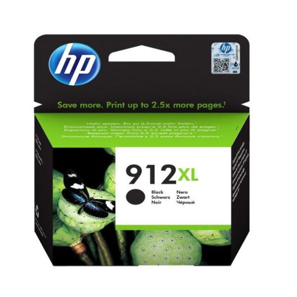 HP 912XL nagy kapacitású fekete eredeti patron 3YL84AE