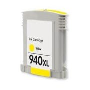   HP C4909AE, 940 XL (y, sárga) prémium kategóriájú utángyártott chipes tintapatron, patron