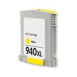   HP C4909AE, 940 XL (y, sárga) prémium kategóriájú utángyártott chipes tintapatron, patron