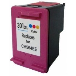   HP CH564EE, 301 XL (color, színes) prémium kategóriájú utángyártott tintapatron, patron (301XL)