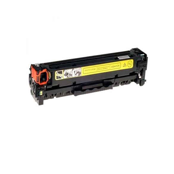 HP CF412X (412X), YELLOW, SÁRGA prémium utángyártott TONER, 5000 oldal