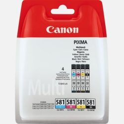   Canon CLI-581 eredeti patron csomag (fotó fekete, cyan, magenta, sárga) Multipack