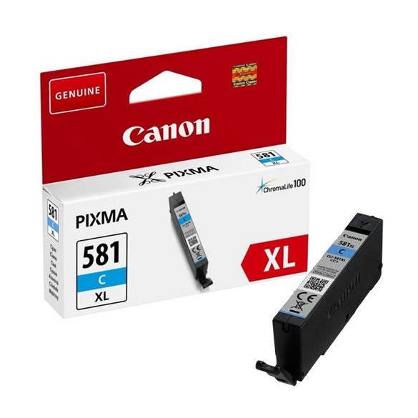 Canon CLI-581 XL C cyan kék eredeti patron 	 