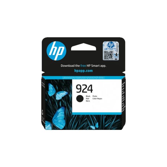 HP 924 fekete eredeti tintapatron 4K0U6NE 